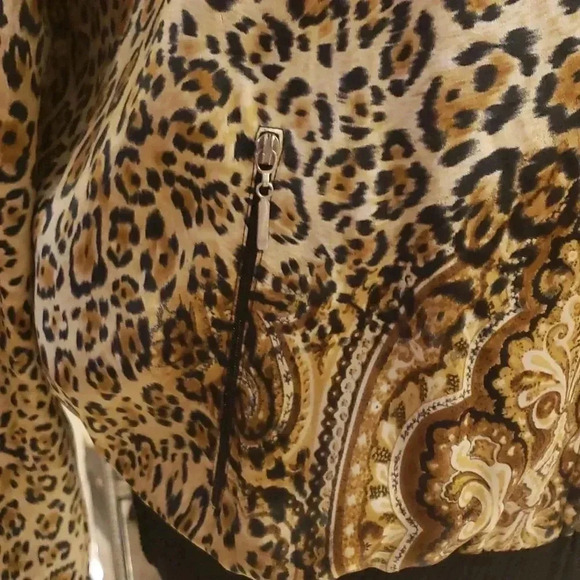 silk bomber jacket size L - Picture 2 of 7